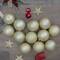 60ct Matte Champagne Gold Shatterproof Ball Ornaments